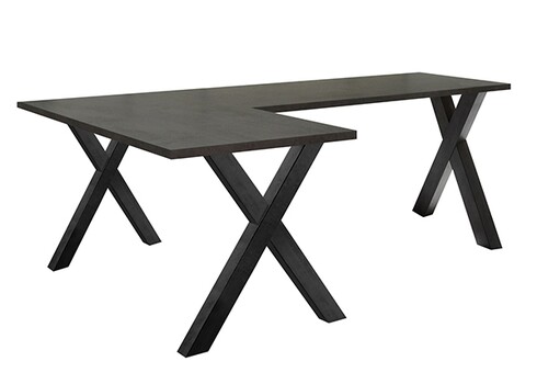 Kinnitatav kirjutuslaud MISTER OFFICE X grafiithall, 140x70xH75 cm