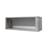 Seinariiul FRIEDA mattvalge / hall puit, 90x32xH31 cm