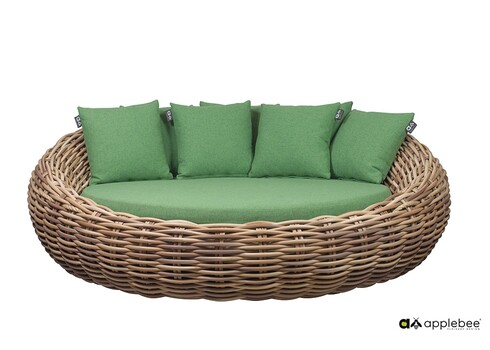 Aiadiivan Apple Bee Cocoon kubu / roheline, 220x220xH76 cm