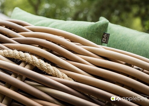 Aiadiivan Apple Bee Cocoon kubu / roheline, 220x220xH76 cm