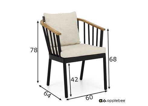 Aiatool Apple Bee CONDOR must / helebeež, 60x64xH78 cm