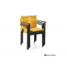 Aiatool Apple Bee JAKARTA mattmust / kollane, 56x59xH82 cm