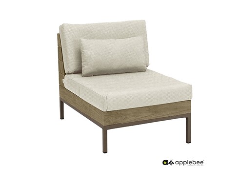 Diivan Apple Bee LONG ISLAND tiik / helebeež keskmine, 70x89xH70 cm