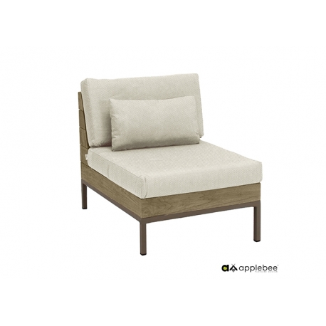 Diivan Apple Bee LONG ISLAND tiik / helebeež keskmine, 70x89xH70 cm