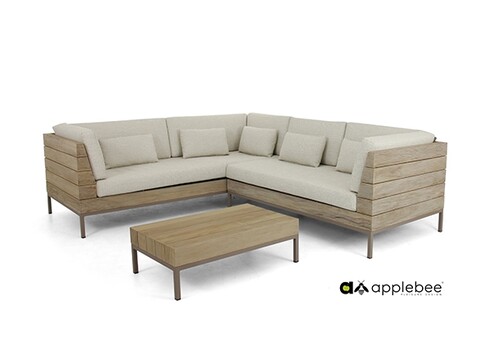 Diivan Apple Bee LONG ISLAND tiik / helebeež keskmine, 70x89xH70 cm
