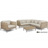 Diivan Apple Bee LONG ISLAND tiik / helebeež, 219x89xH70 cm