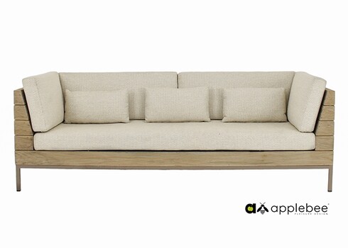 Diivan Apple Bee LONG ISLAND tiik / helebeež, 219x89xH70 cm