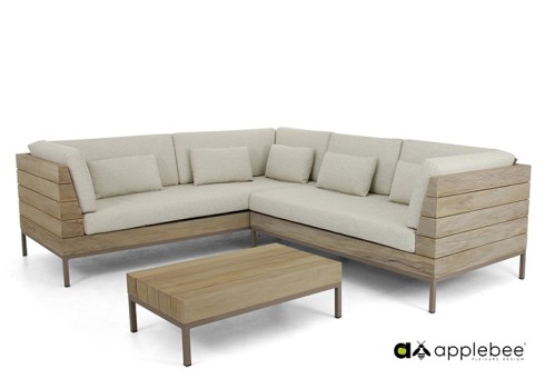 Aiamööbli komplekt Apple Bee LONG ISLAND tiik / helebeež