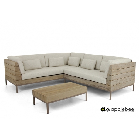 Aiamööbli komplekt Apple Bee LONG ISLAND tiik / helebeež