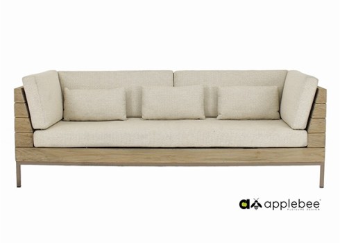 Aiamööbli komplekt Apple Bee LONG ISLAND tiik / helebeež