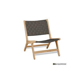 Tool LUC tiik / süsihall, 63x74xH74 cm