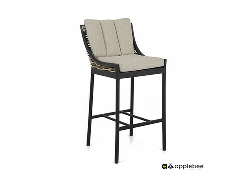 Baaritool Apple Bee MILOU must / helehall, 55x57xH110 cm