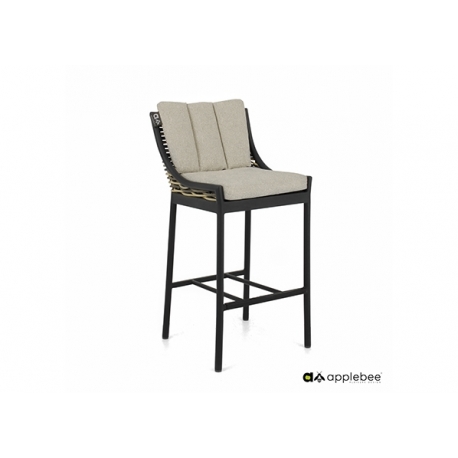 Baaritool Apple Bee MILOU must / helehall, 55x57xH110 cm