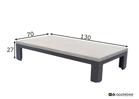 Diivanilaud Apple Bee DELGADO hall, 130x70xH27 cm