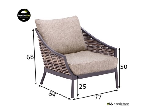 Tugitool Apple Bee MILOU hall, 77x86xH66 cm