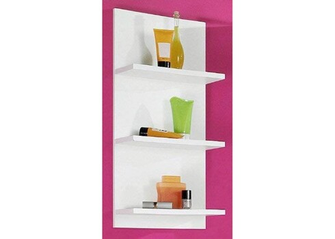 Seinariiul CADIZ valge, 30x17xH70 cm