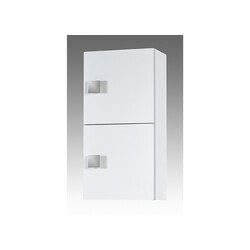 Seinakapp QUADRA valge, 33x20xH65 cm