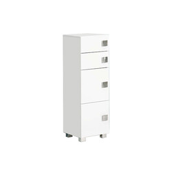 Vannitoakapp QUADRA valge, 33x35xH101 cm