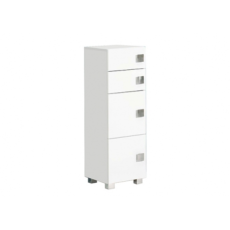 Vannitoakapp QUADRA valge, 33x35xH101 cm