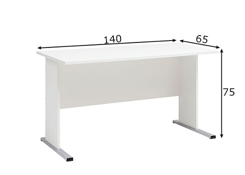 Kirjutuslaud PRAHA valge, 140x65xH75 cm