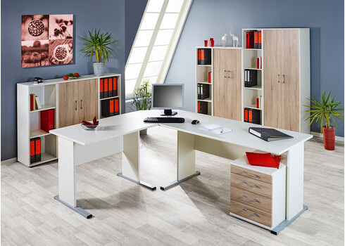 Kirjutuslaud PRAHA valge, 140x65xH75 cm