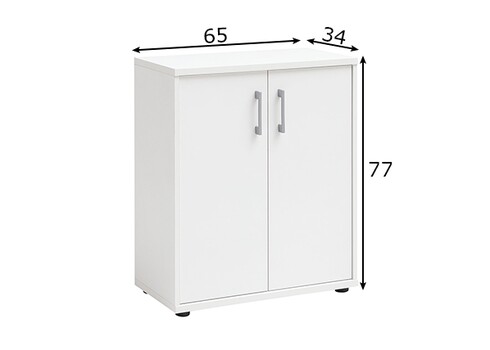 Kontorikapp PRAHA valge, 65x34xH77 cm