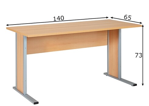 Kirjutuslaud VILNIUS pöök, 140x65xH73 cm