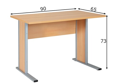 Kirjutuslaud VILNIUS pöök, 90x65xH73 cm