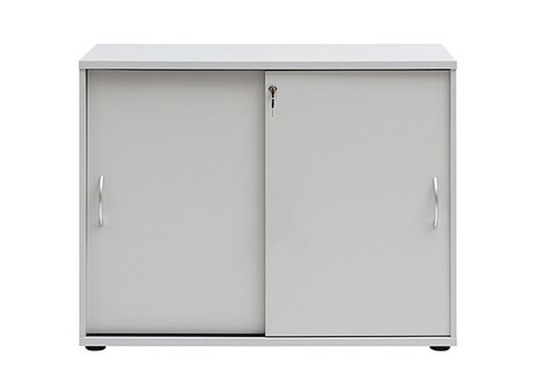 Kontorikapp VILNIUS helehall, 100x40xH76 cm