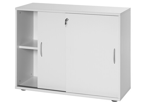 Kontorikapp VILNIUS helehall, 100x40xH76 cm