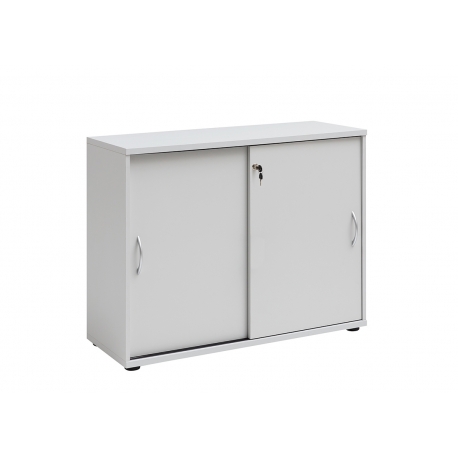 Kontorikapp VILNIUS helehall, 100x40xH76 cm