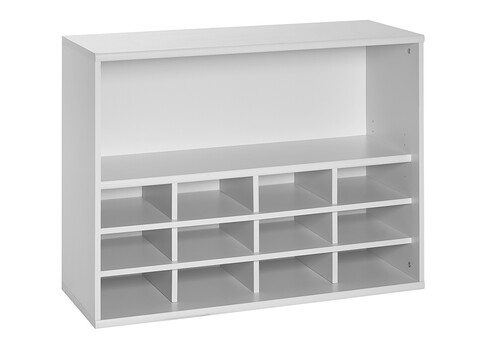 Kontoririiul VILNIUS helehall, 100x40xH76 cm