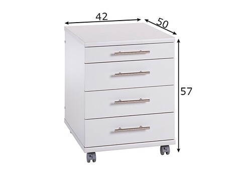 Sahtliboks BUDAPEST helehall, 42x50xH57 cm