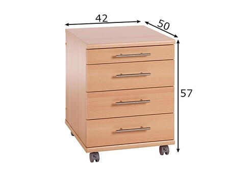 Sahtliboks BUDAPEST pöök, 42x50xH57 cm