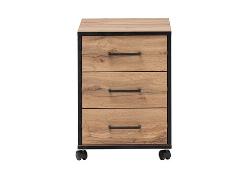 Sahtliboks OSLO tamm / must, 40x50x57 cm