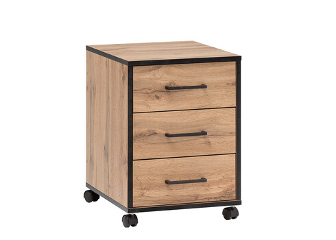 Sahtliboks OSLO tamm / must, 40x50x57 cm