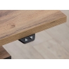 Elektriliselt reguleeritav kirjutuslaud OSLO tamm / must, 160x75xH70-117 cm