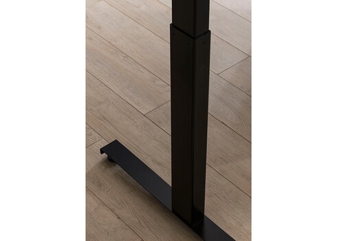 Elektriliselt reguleeritav kirjutuslaud OSLO tamm / must, 160x75xH70-117 cm