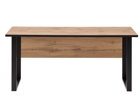 Kirjutuslaud OSLO tamm / must, 160x75xH73 cm