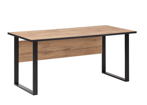 Kirjutuslaud OSLO tamm / must, 160x75xH73 cm