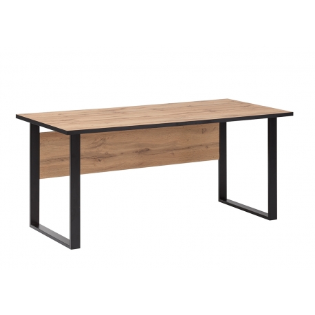 Kirjutuslaud OSLO tamm / must, 160x75xH73 cm