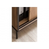 Kontorikapp OSLO tamm / must, 100x41xH97 cm