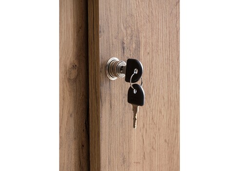 Kontorikapp OSLO tamm / must, 100x41xH97 cm