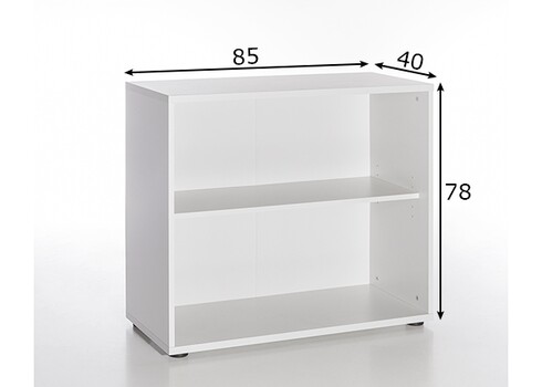 Kontoririiul SOFIA helehall, 85x40xH78 cm