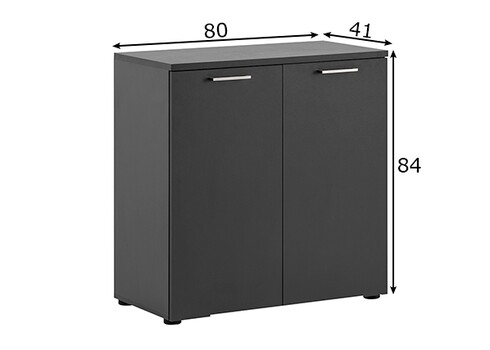 Kontorikapp MINSK antratsiit, 80x41xH84 cm