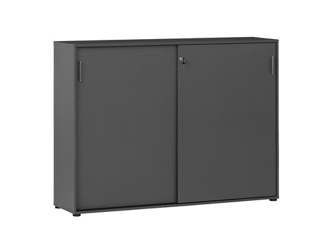Kontorikapp MINSK antratsiit, 160x41xH120 cm
