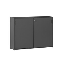 Kontorikapp MINSK antratsiit, 160x41xH120 cm