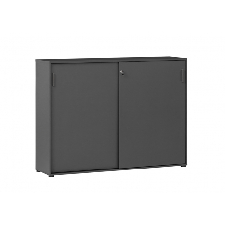 Kontorikapp MINSK antratsiit, 160x41xH120 cm
