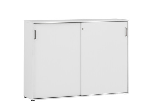 Kontorikapp MINSK helehall, 160x41xH120 cm