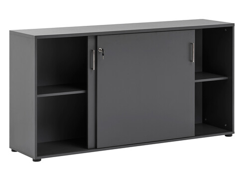 Kontorikapp MINSK antratsiit, 160x41xH84 cm